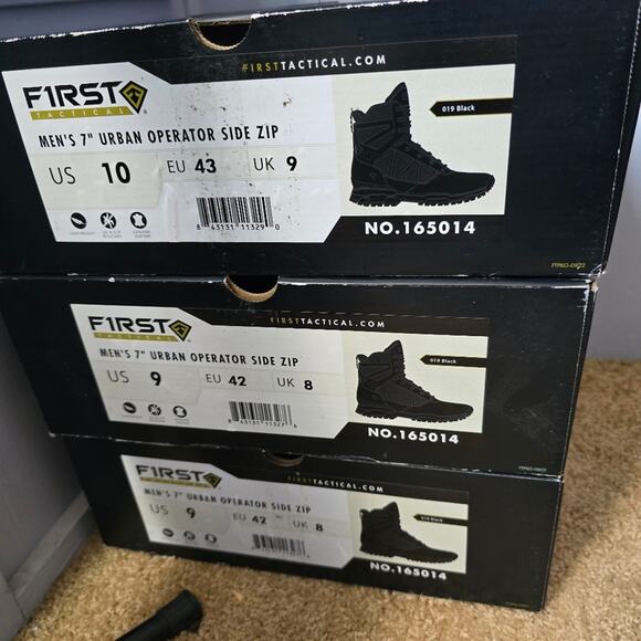 First Tactical NWT Men's 7" Urban Operator Boots with Side Pocket Multiple Sizes - Picture 16 of 16